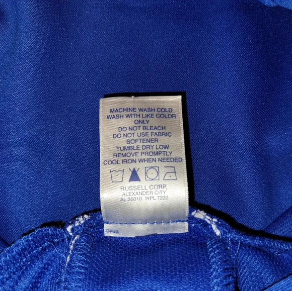 Vintage Russell Athletic Warm Up/Starter hooded short sleeve jacket - Picture 11 of 12